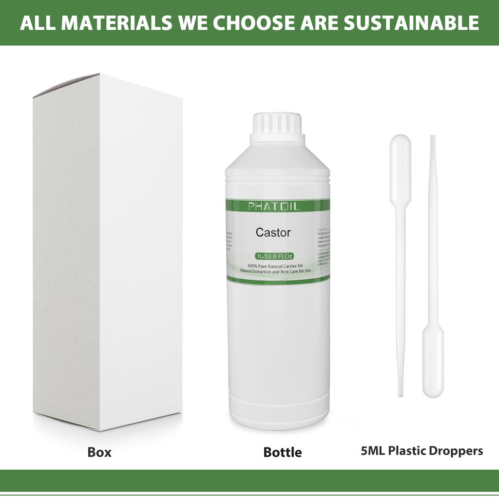 PHATOIL 1000ML/33.8FL.OZ Carrier Oil for Body Massage Hair and Skin Care, Rosehip Olive Avocado Jojoba Oil Healthy Care