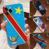 Demokratische Republik Kongo Flagge Hülle Für Apple iPhone 17 16 15 14 13 12 11 Pro Max 16 Plus 16E 17Air 17Pro Handyhülle Silikon