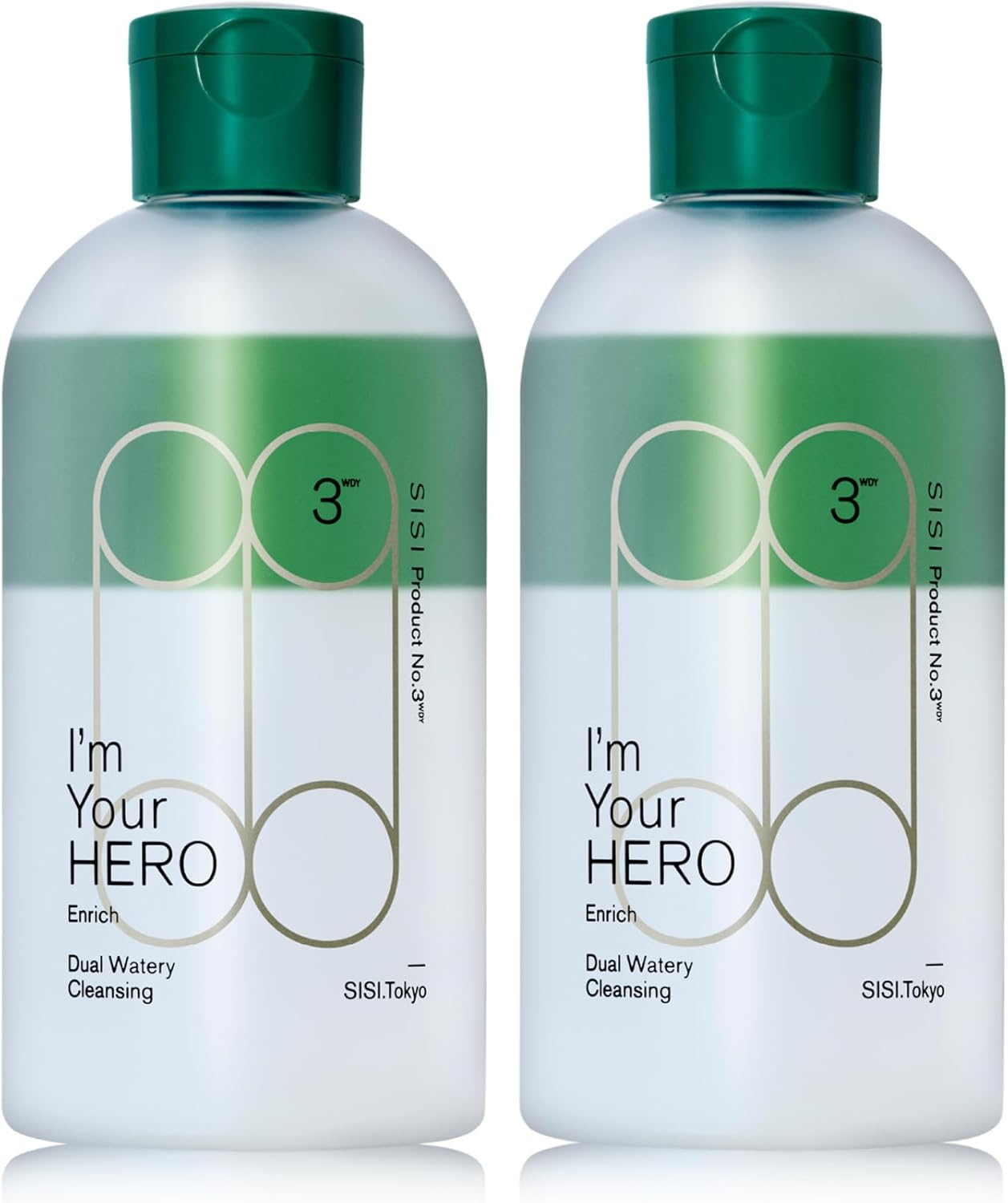 SIsI I M Your Hero enrIch  Woody Scent  cleansIng Water cleansIng Makeup reMover agIng Care 1 Bottle 230Ml set of 2