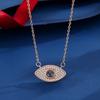 European and American Exaggerated Projection Jewelry, Collarbone Chain Inlaid with Diamonds, Devil's Eye Necklace, Collarbone Chain Jewelry