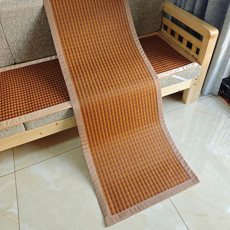 

Двусторонний ротанговый коврик для дивана, летний коврик, подушка, летняя, китайский красный, массив дерева, ткань, кожаная подушка для дивана, универсальная подушка для сиденья на четыре сезона Retro Vine 50 * 50cm