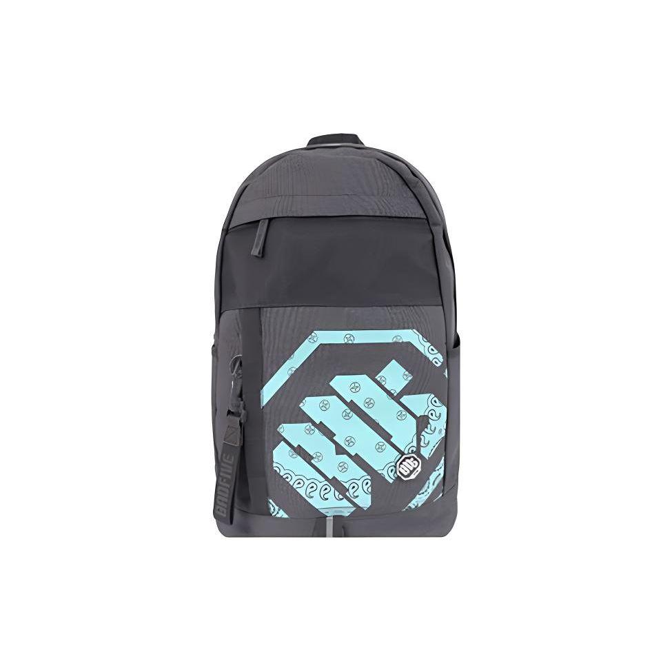 Li Ning Basketball Series Large Capacity Sports Student Fabric Backpack Unisex Backpack Gray ABSR188-3 Gray