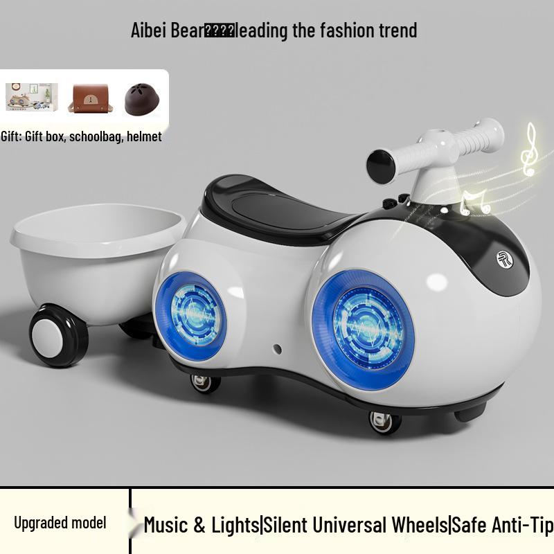 Celebritami schválené chodítko a balanční kolo pro miminka: Tiché, protipádové twist auto pro děti ve věku 1-3 roky