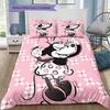 Retro Ink-wash Style Minnie Mouse Themed Print Bedding Set Warm and Comfortable The Perfect Choice for Decorating Child Bedroom