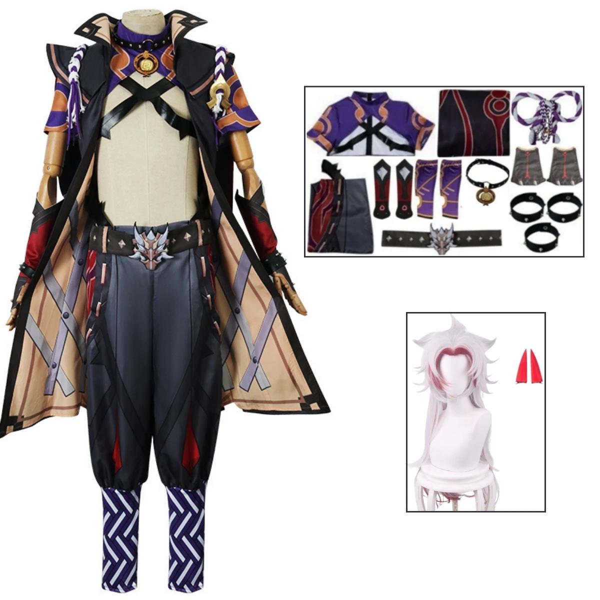 Arataki Itto Kostum Cosplay pastāvīgā Dampak