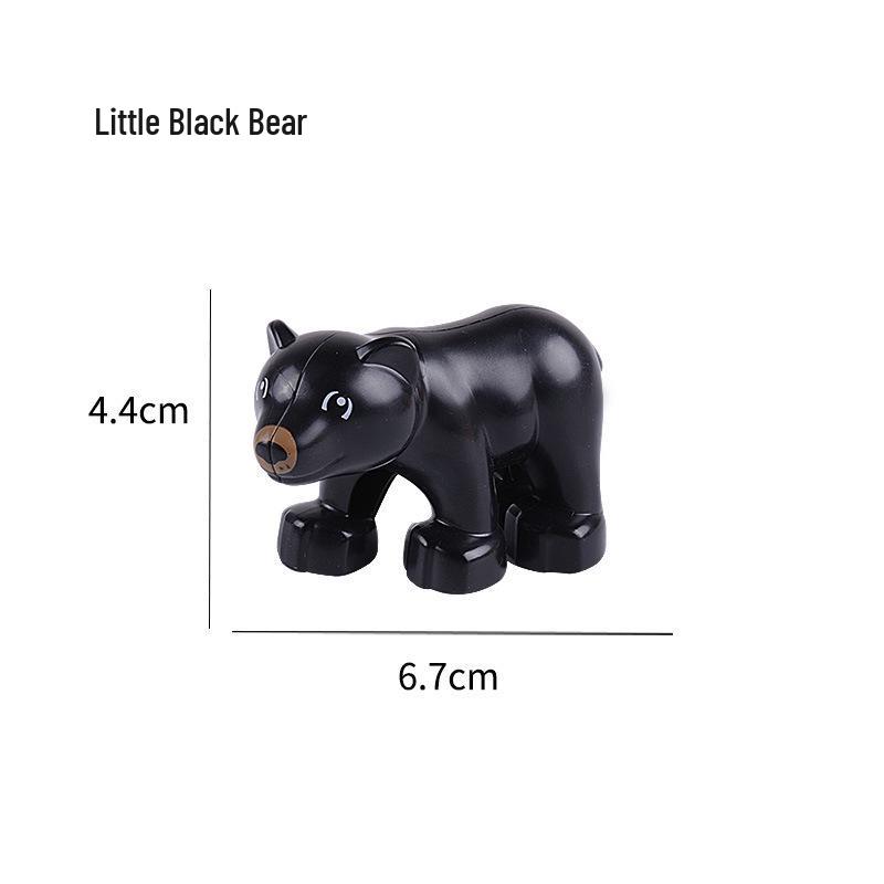 Compatible Large Bricks: Animal Accessories & Educational Building Blocks for Children - Ocean & Forest Themes