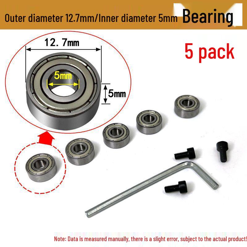 

Фреза с хвостовиком 12,7 мм, направляющим колесом 13 мм и шарикоподшипником с глубокой канавкой