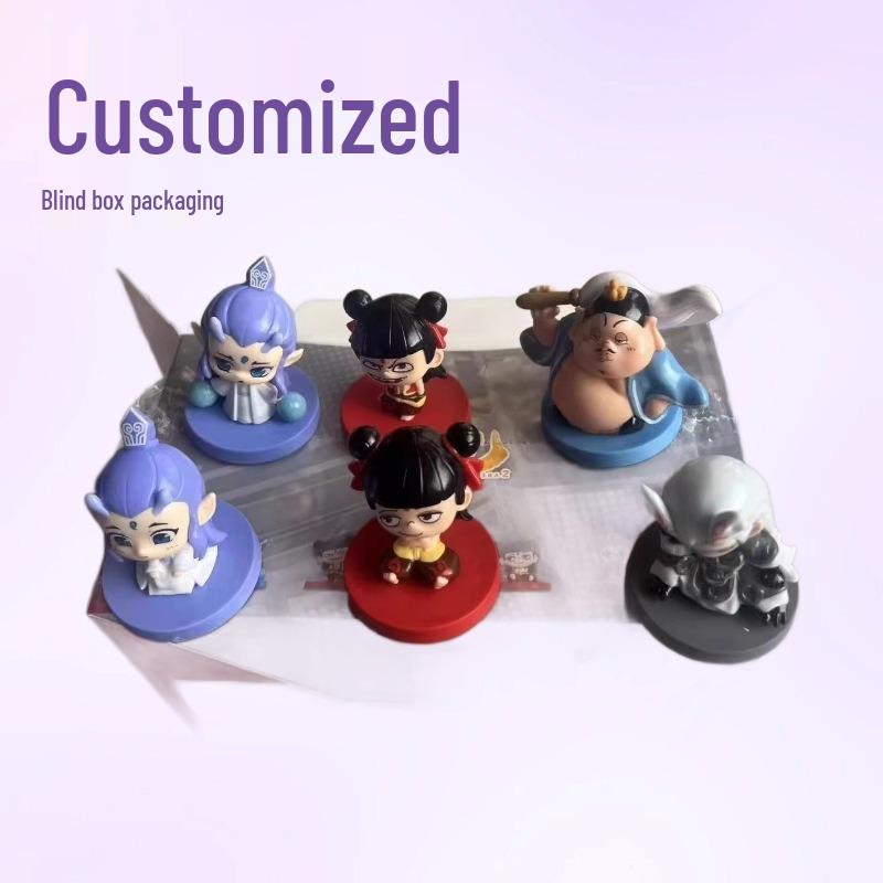 Nezha & Ao Bing Demon Child Figurine Blind Box - Toy Gift Ornament Decoration