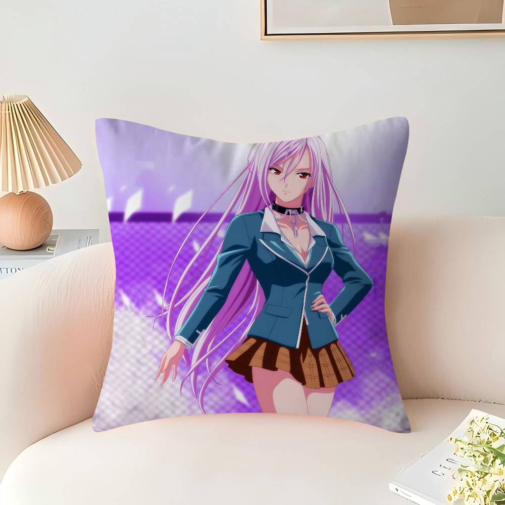 Anime R-Rosario Vampire Maple Design Cushion Cover Happy Autumn Harvest Decor Holiday Decorati Pillow Cover