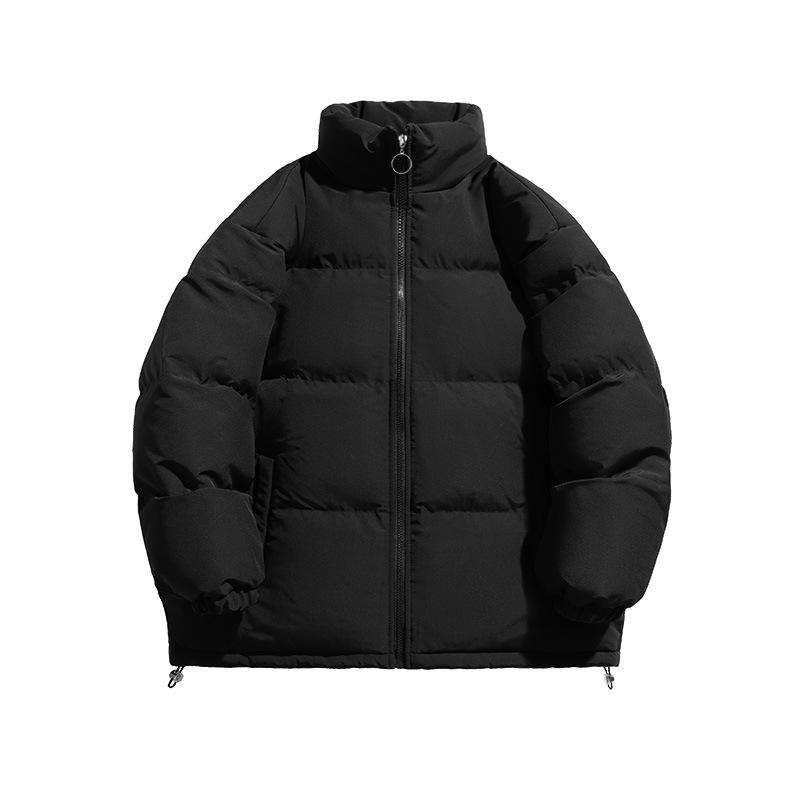 Winter stand-up collar padded jacket male Hong Kong style adolescent ruffian handsome loose thickened warm padded jacket loose casual padded jacket