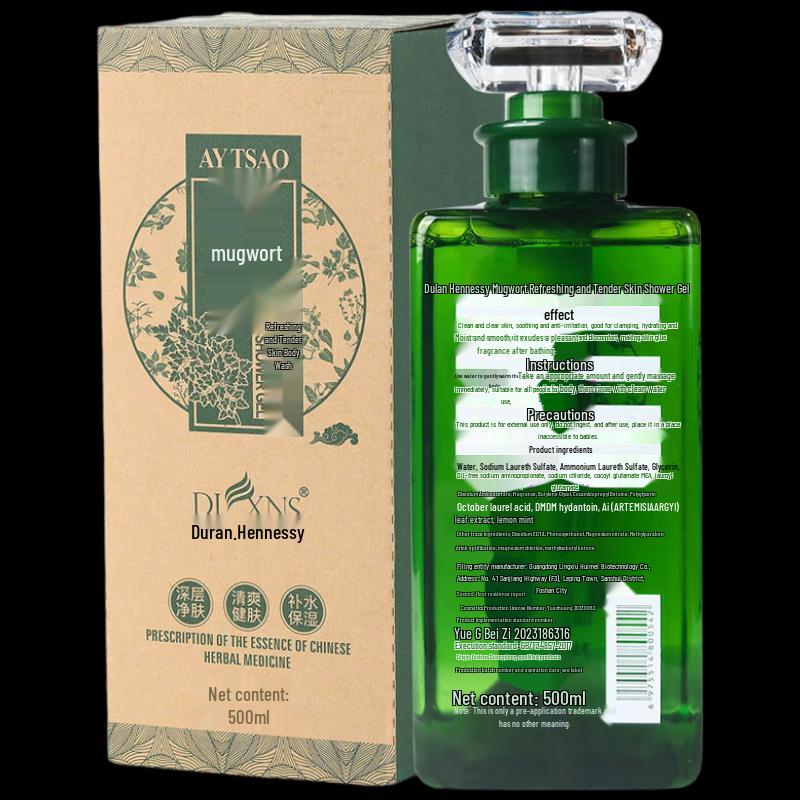 Dulan Hennessey Herbal Mugwort Shower Gel