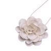 Stoffblumen Choker Halskette Einzigartige Blumen Schlüsselbeinkette Stoffmaterial Geeignet für Hochzeiten Geburtstage und Partys