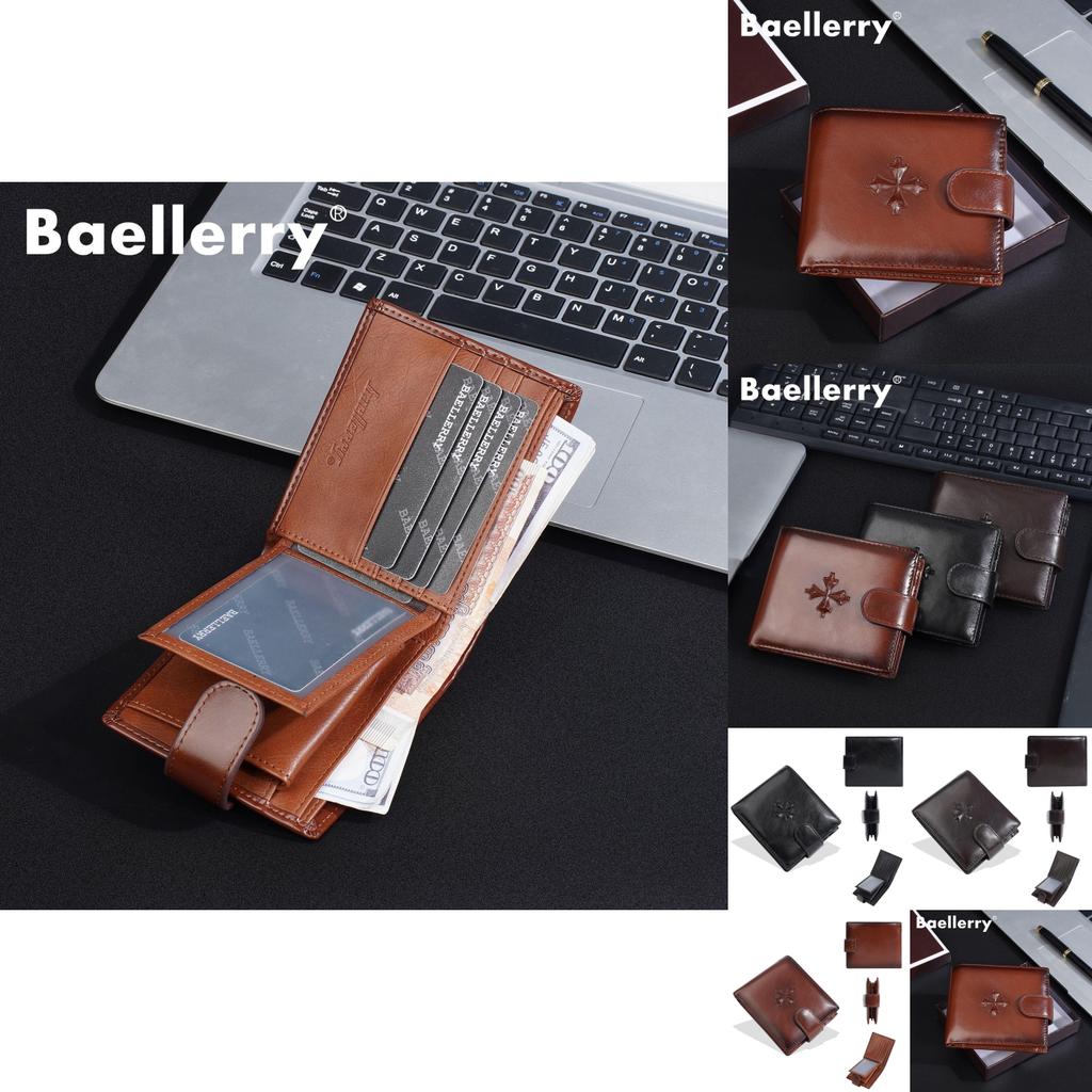 Vintage Ladies Wallet Card Holder With Durable Pu Material For Daily Use