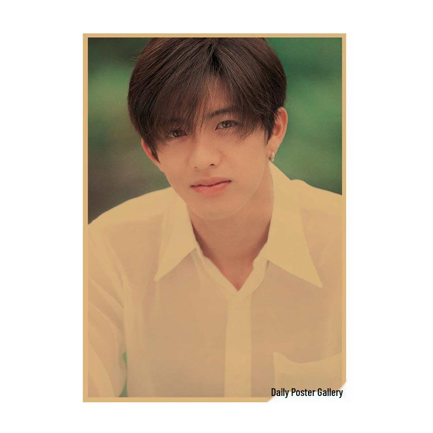 Takuya Kimura Japanese Star Kraft Paper Poster Decor for Dorm, Bar, or Cafe - 585