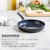 GreenPan Egg Induction and Gas Ceramic Large cooking Recommended for Diamond particles for high thermal Dishwasher Product Pan, 14x18cm, Compatible,