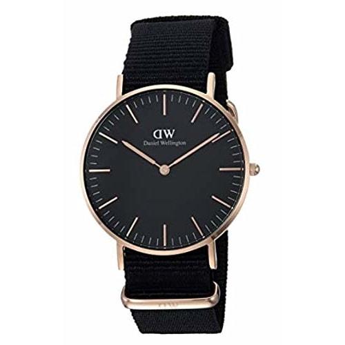 Daniel Wellington Classic Black Cornwall/Rose 36mm Unisex Watch DW00100150