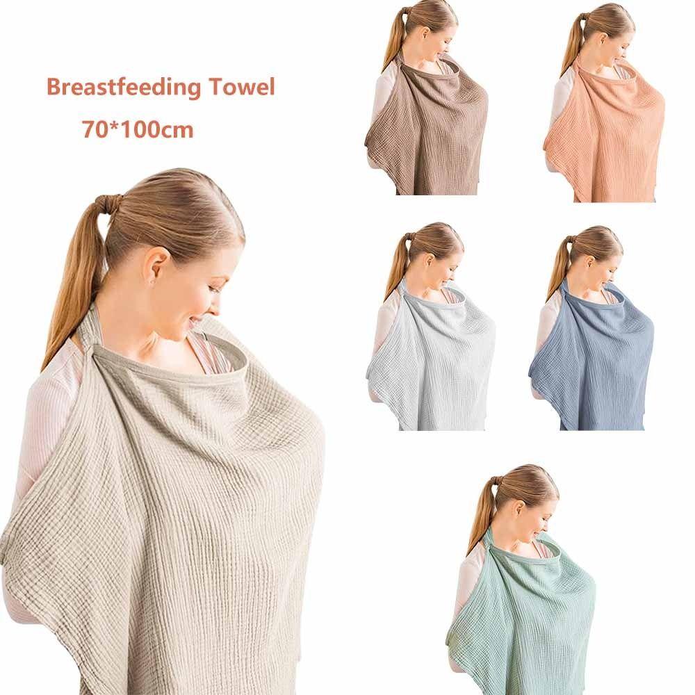 Adjustable Strap Nursing Cover With Pockets Baby Feeding Cover Breastfeeding Towel Baby Feeding