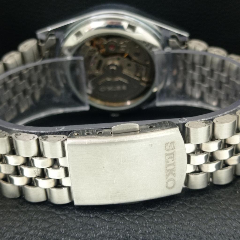 REFURBISHED VINTAGE SEIKO 5 AUTOMATIC 6309A JAPAN MENS SILVER WATCH a442951-1