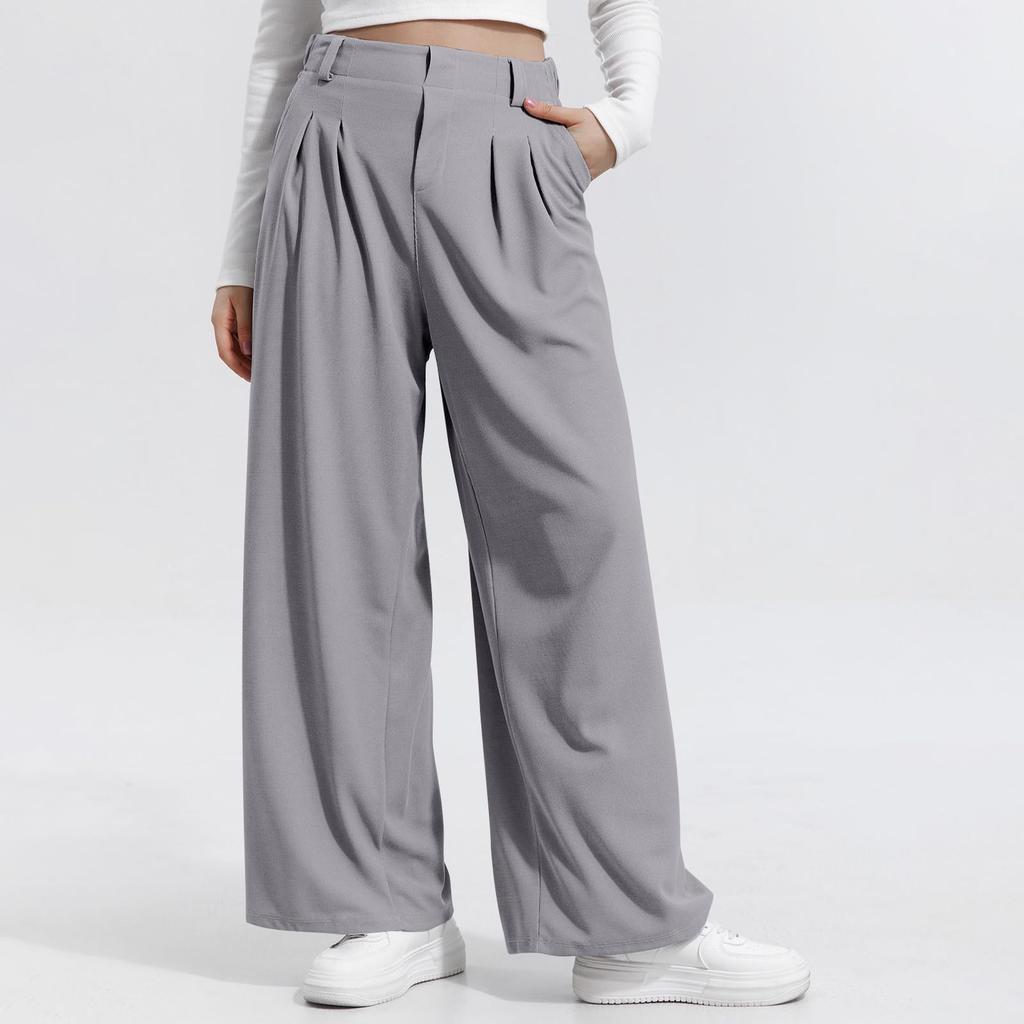 Ladies Fashion Casual Pants Solid Color Pants
