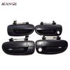 4pcs For 2000-2006 Hyundai Accent 1.5L 1.6L Black Outside Exterior Car Door Handle Front Rear Right Left Driver Passenger