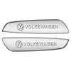 FD02-2Pc Metal Stickers Car Body Decoration Accessories For Volkswagen Touran T-ROC Golf Touareg Tiguan Sharan Eos Passat Polo Beetle