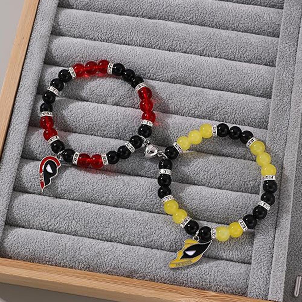 2pcs Deadpool and Wolvers Bracelet Best Friend Bracelet Gifts Set