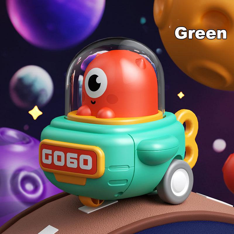 Space Press Car Baby Toy Cars for Boy Gift Press and Go Cartoon Truck Educational Toys Pull Back Cars Toys Kinderen Dieren Auto