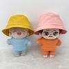 Niannyyhouse 10cm, 15cm, 20cm Plush Clothes, Plain Hat, Fisherman's Hat, Dress-Up Cotton Doll, Accessories (A3, 15cm)