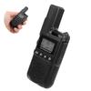 Handheld Mini Walkie Talkie 99-Channel Portable Long Range 2 Way Radio for Hotel  Black