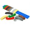 Slope Curved 4x1 1x2 Double Hyperboloid Building BlocksDIY Bricks Special MOC Parts Assembles Particles Compatible with 93273