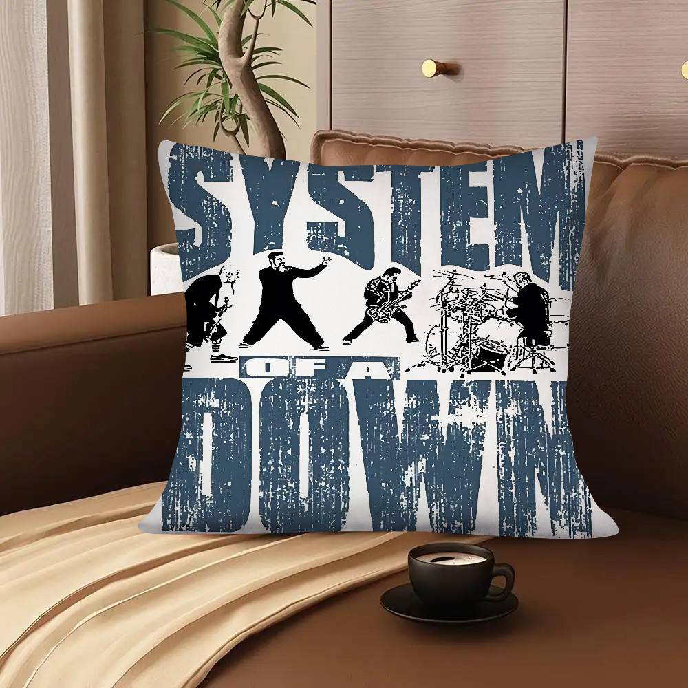 S-System Of A D-Down Band Pillow Case Square Pillow Bedroom Sofa Leisure Comfort Cushion Car Living Room Home Decoration