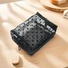 New Travel Black Mesh Cosmetic Bag Zipper Makeup Bag for Women Wash Toiletry Bag Makeup Organizer Portable Storage Pouch