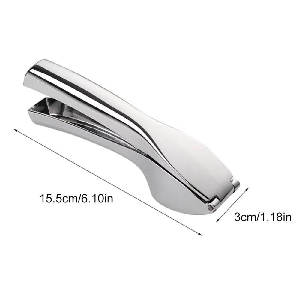 Ergonomic Grip Garlic Mincer Tool Easy-Squeeze Handle Handheld Ginger Crusher  Kitchen Tool