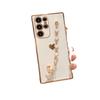 Suitable for Samsung S24ULTRA Electroplated Mobile Phone Case S25 Side Love Mobile Phone Case A55 Love Bracelet Protection Case