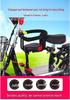 Electric Motorcycle Front Seat for Children's Safety