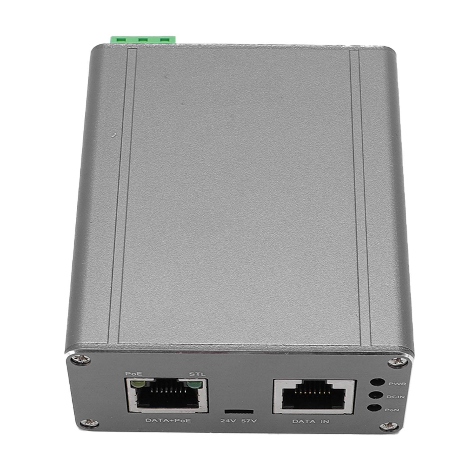 

Gigabit PoE Injector DC12V51V Input 150W DC57V Output Ethernet PoE Adapter for Gen 3 Standard
