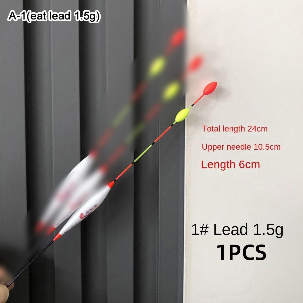 1PC Portable Fishing Floats Rock Fishing Drift Bar Fir Fish Drift Set Weight Tail Bobbers Vertical Drift Light Float 1.3g-2.0g