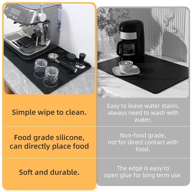 1pcs Coffee Tamper Mat Distributor Station Portafilter Silicone Pad Espresso Maker Bar Accessories Coffeeware Corner Supplies