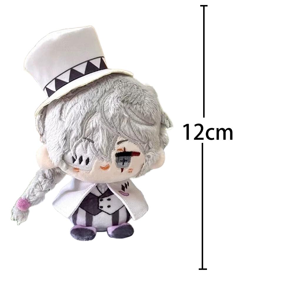 Anime Dazai Osamu Plush Sigma plush Doll Nikolai Gogol soft Pendant Keychain Ookura Teruko plushies Cute Anime Toys Gifts 12cm 12cm