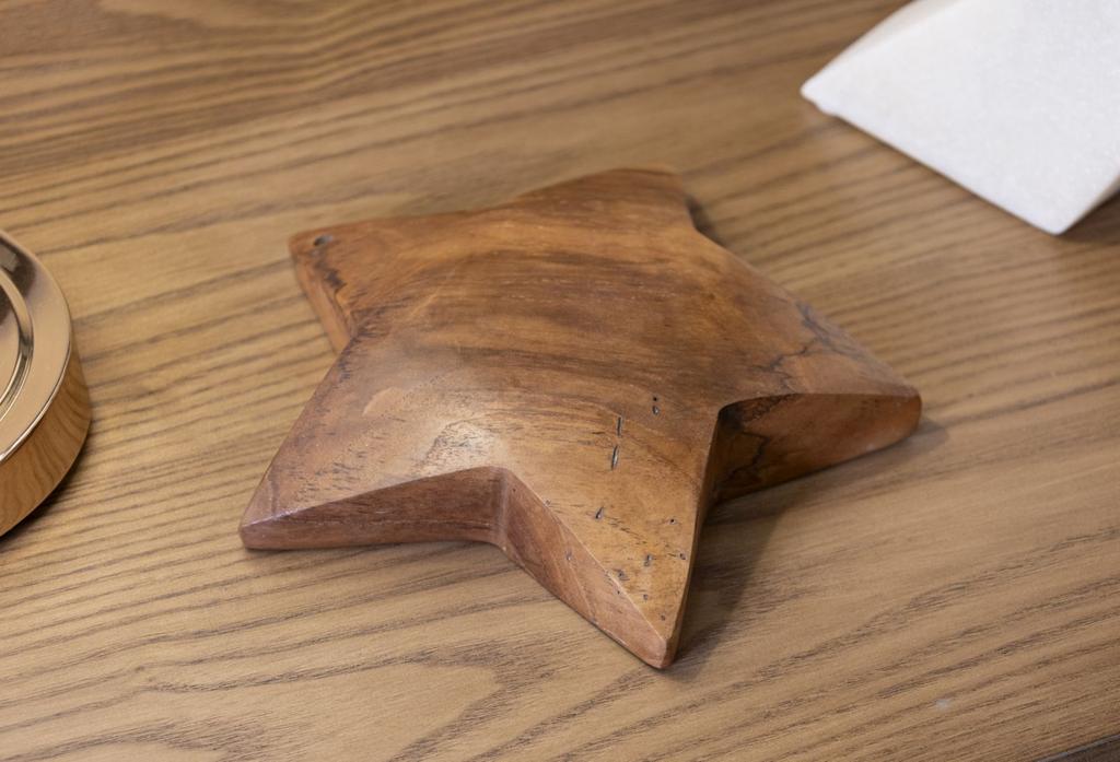 Bintang Sculpture Teak Cm Ø 19X5