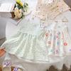 Girls Summer Dress 2025 New Small and Medium-sized Children's Floral Dress Baby Girl Sleeveless Vest Skirt Thin Skirt