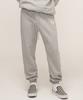 GRAVER [Unisex] Flower Dot Embroidered Sweat Jogger Pants_Gray