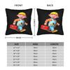 Cartoon B-Bob B-Builder Pillow Case  Retro Trendy Pillow Cover Graphic Pillowcases For Sofa Home Decor