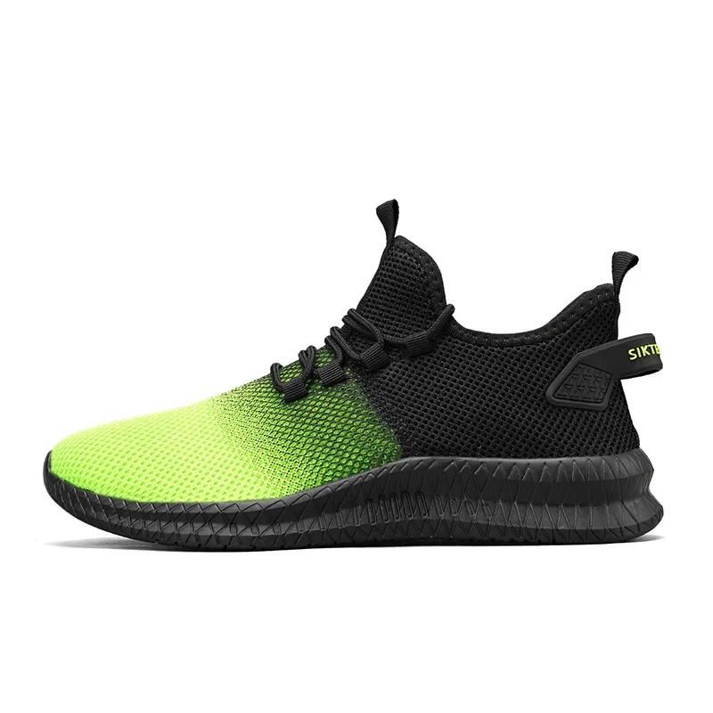 Fashion SYTK 2024 Men's Sneakers Breathable Men Casual Shoes Outdoor Non-Slip Male  Walking Lightweight Fashion Male Tennis Shoes