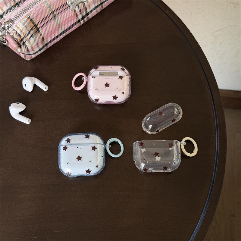 Simple transparent star AirPods 1 generation earphone case for 1st generation Bluetooth earphone case AirpodsPro1