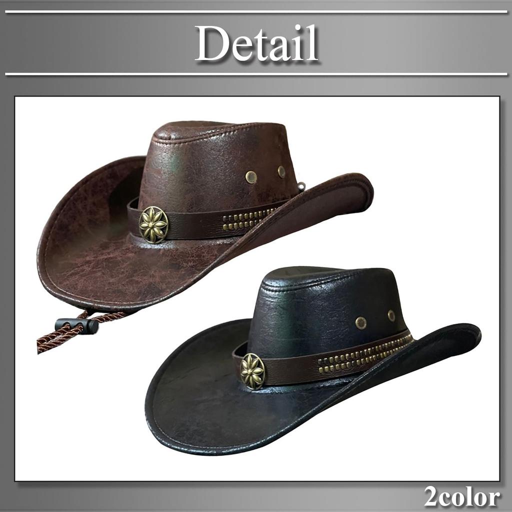 Buzz Selection Cowboy-Emblem Stilvoll und Cool für Outdoor und CAQ992 Hut, Aktivitäten, Herren Damen, (Kaffee)