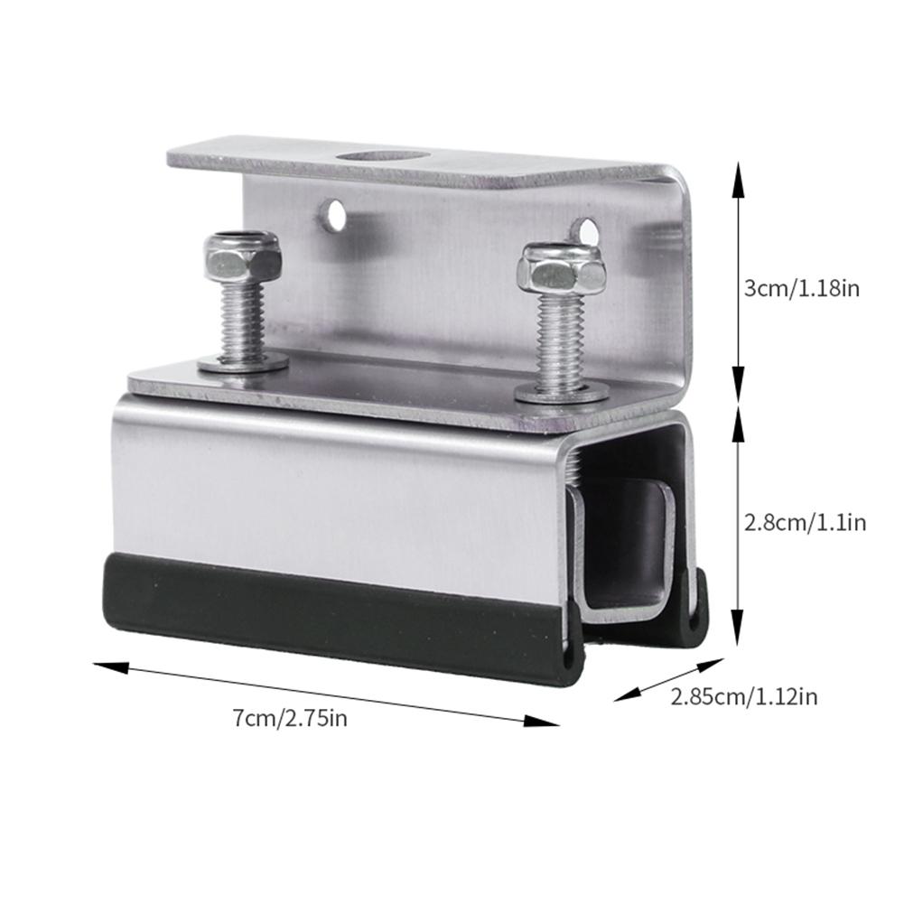 4 stk Varebil Takstativ Monteringssett For PROMASTER For Boxer For DUCATO For JUMPER Rustfritt Stål Bobiler Solcellebraketter Takstativer