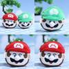 Adorable Super Mario Plush Toy Coin Purse Keychain Soft Doll Accessory For Kids