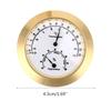 Round Humidity Temperature Meter Hygrometer Thermometer for Guitar Violin