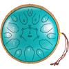 Hanpan 12-Inch Steel Tongue Drum, 15-Note D Key, Ethereal Sanskrit Sound